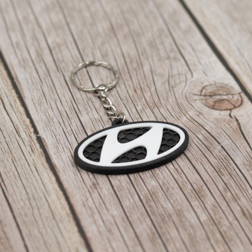 Μπρελόκ αυτοκινήτου 3D Printed μάρκας HYUNDAI