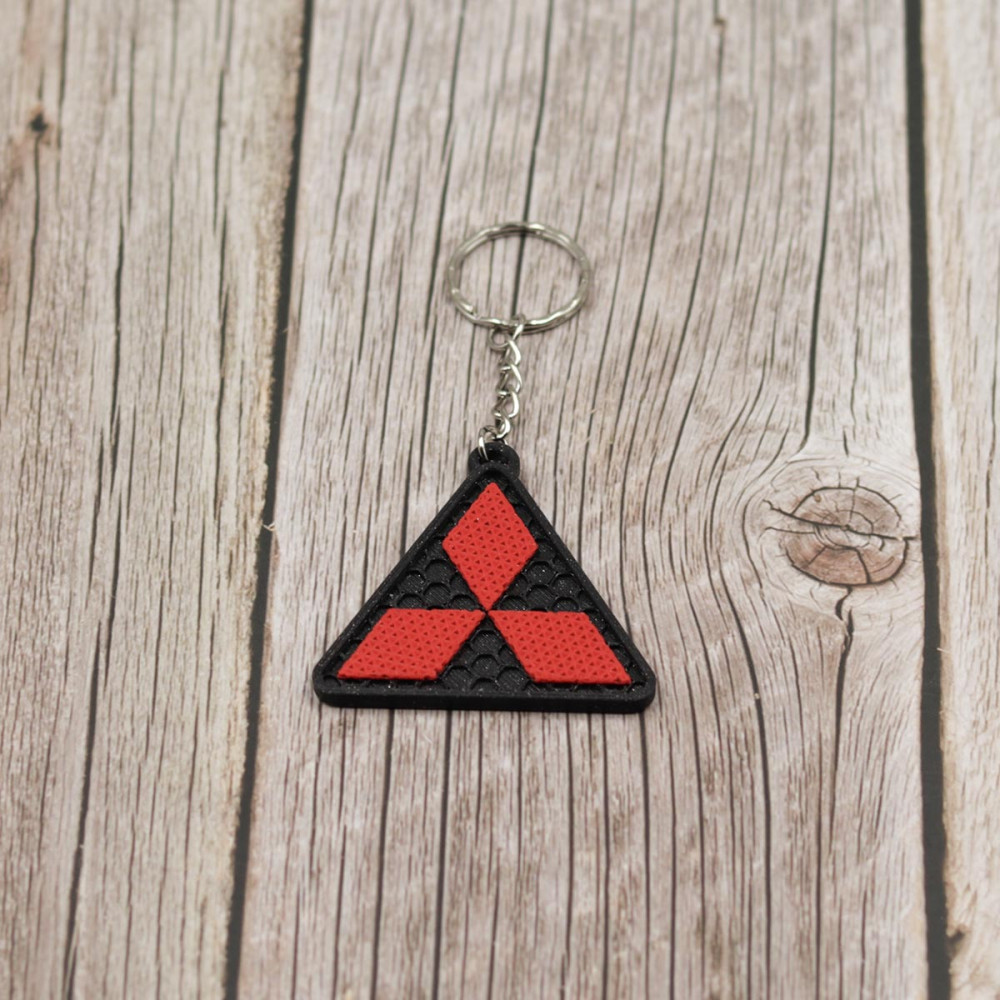 Μπρελόκ αυτοκινήτου 3D Printed μάρκας MITSUBISHI