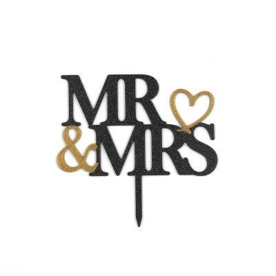 Cake topper Mr & Mrs 3D print