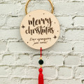 Γούρι Merry Christmas, με κείμενο