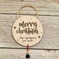 Γούρι Merry Christmas, με κείμενο