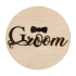 Kρεμάστρα Groom, υφασμάτινη μαύρη