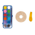 Ξύλινο donut colour me, με χρώματα