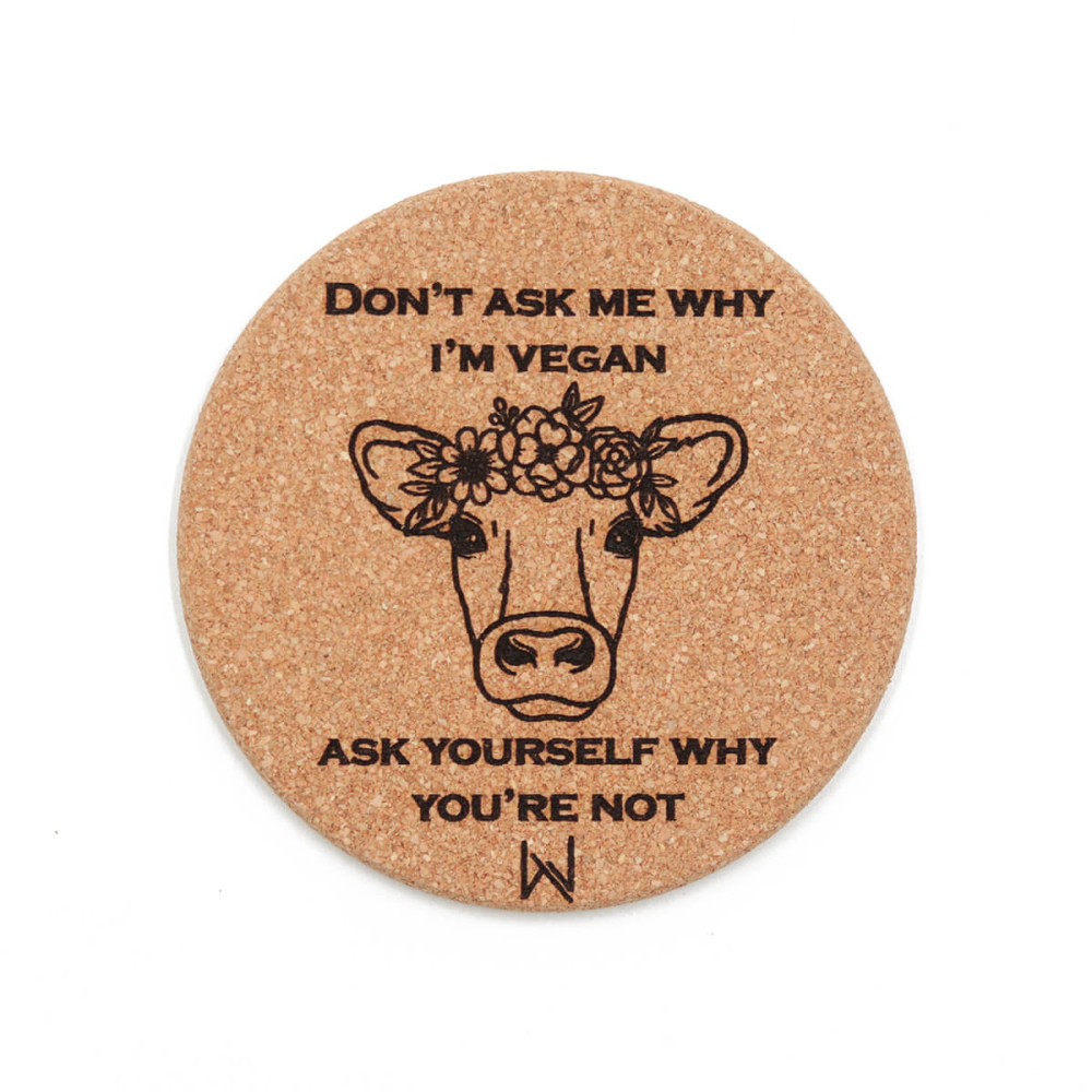 Σουβέρ από φελλό, Vegan Cow