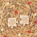 Σετ μπρελόκ puzzle, γεννημένη