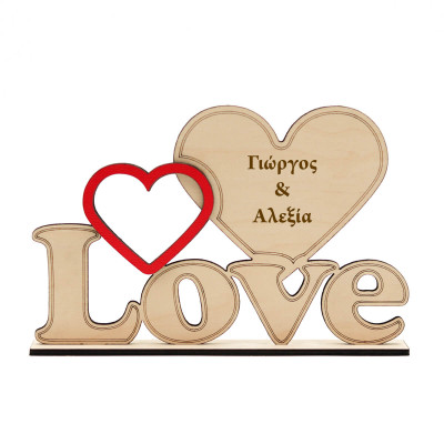 Σταντ Love με καρδιές