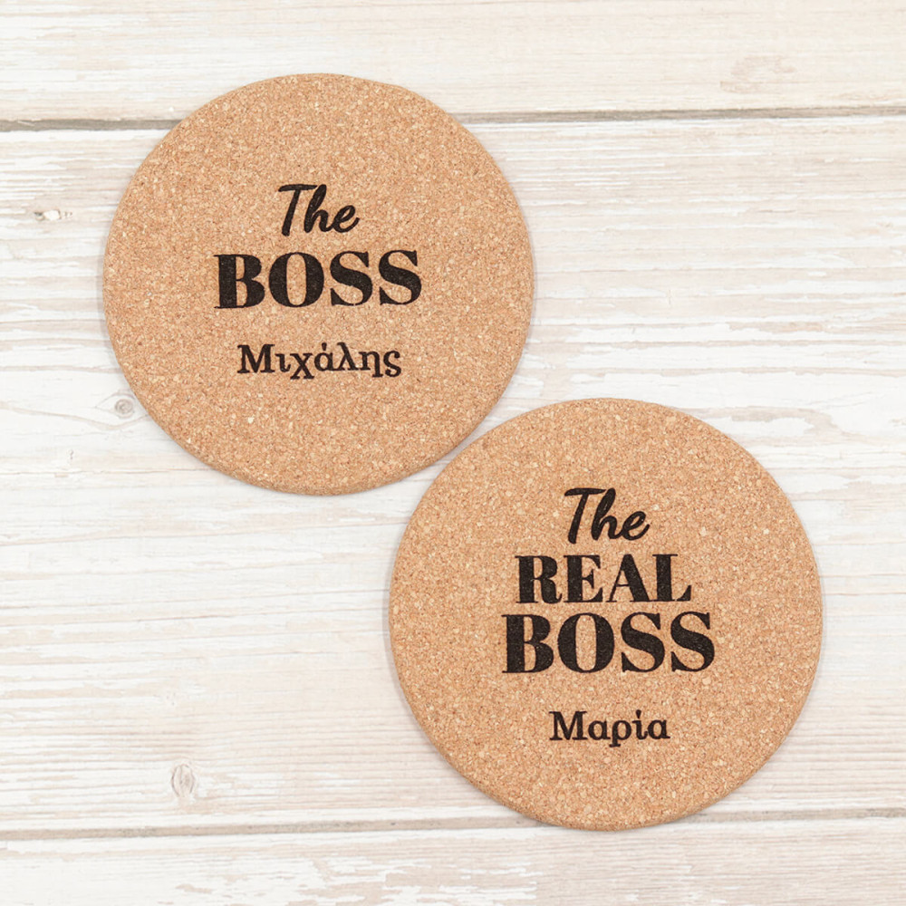 Σετ σουβέρ The Boss - The Real Boss