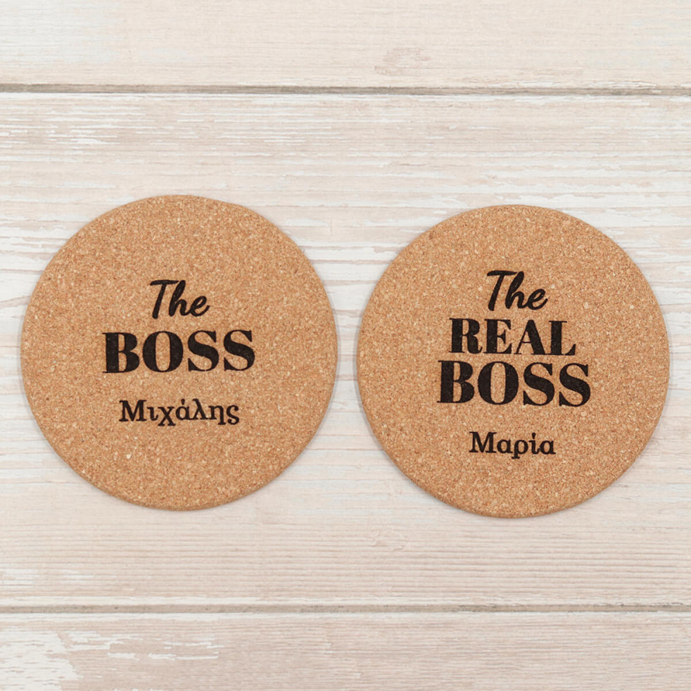 Σετ σουβέρ The Boss - The Real Boss